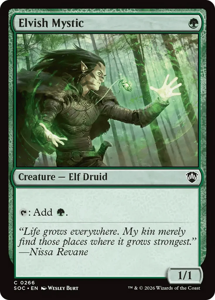 Elvish Mystic · Secrets of Strixhaven Commander