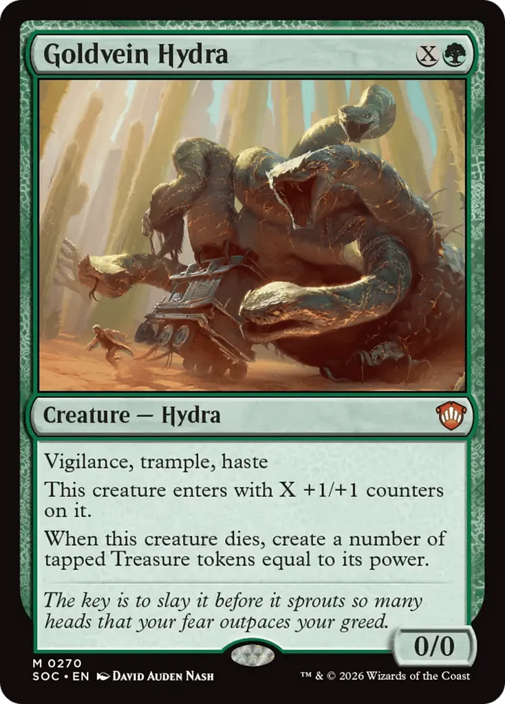 Goldvein Hydra · Secrets of Strixhaven Commander