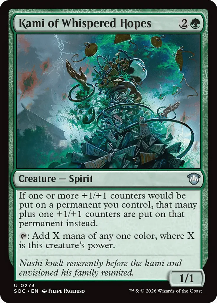 Kami of Whispered Hopes · Secrets of Strixhaven Commander