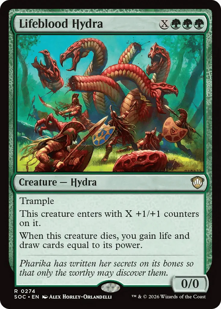 Lifeblood Hydra · Secrets of Strixhaven Commander
