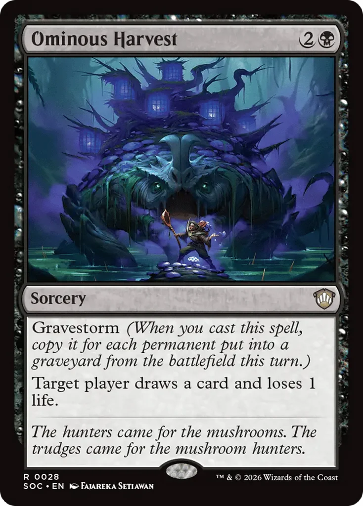 Ominous Harvest · Secrets of Strixhaven Commander