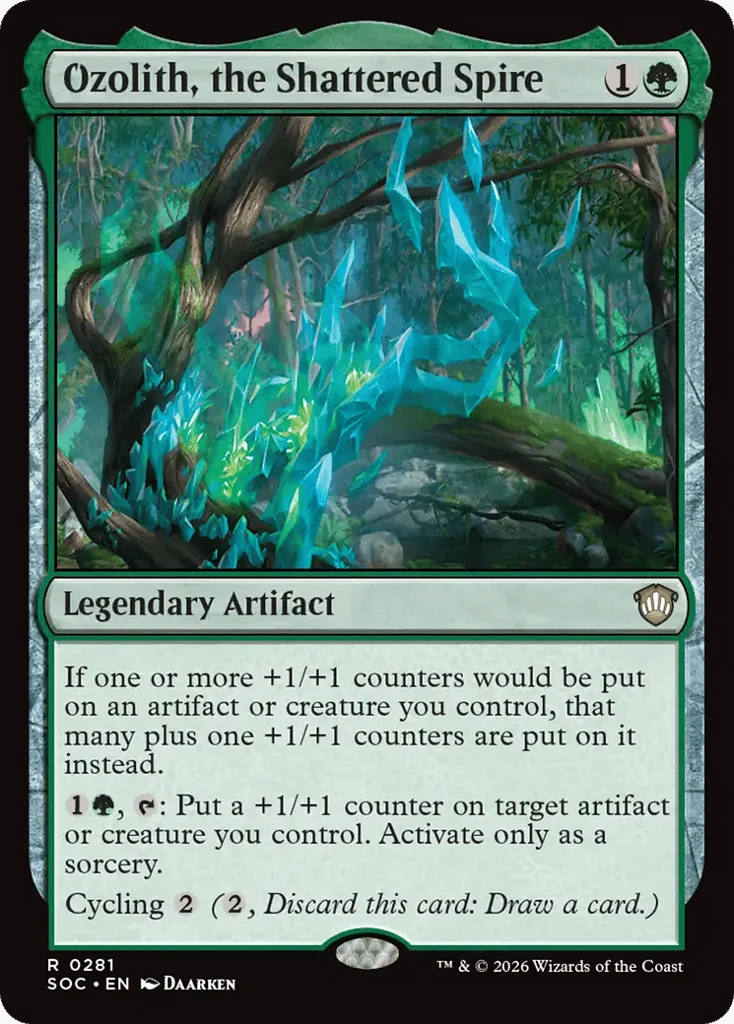 Ozolith, the Shattered Spire · Secrets of Strixhaven Commander