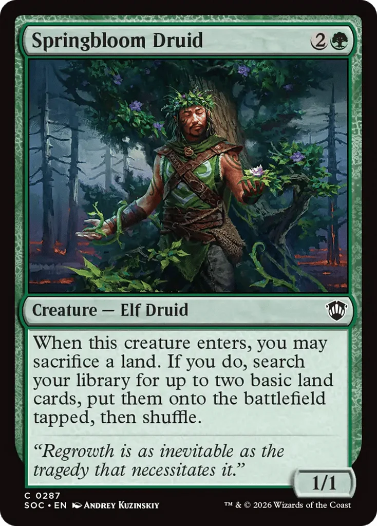 Springbloom Druid · Secrets of Strixhaven Commander