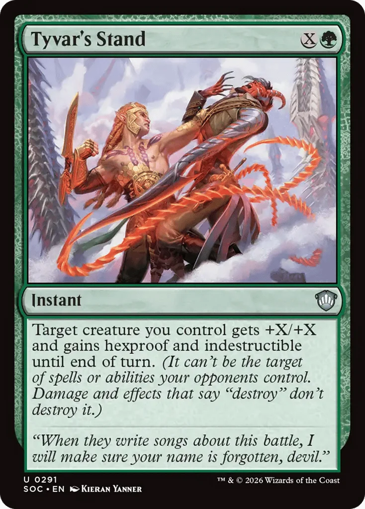 Tyvar's Stand · Secrets of Strixhaven Commander