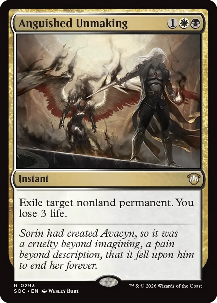 Anguished Unmaking · Secrets of Strixhaven Commander