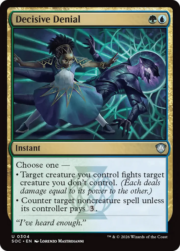 Decisive Denial · Secrets of Strixhaven Commander