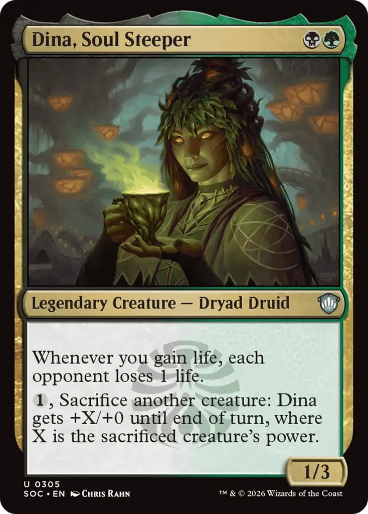 Dina, Soul Steeper · Secrets of Strixhaven Commander