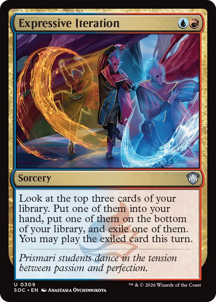 Expressive Iteration · Secrets of Strixhaven Commander