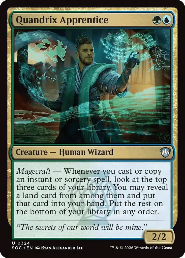 Quandrix Apprentice · Secrets of Strixhaven Commander
