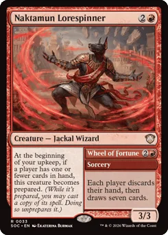Naktamun Lorespinner // Wheel of Fortune