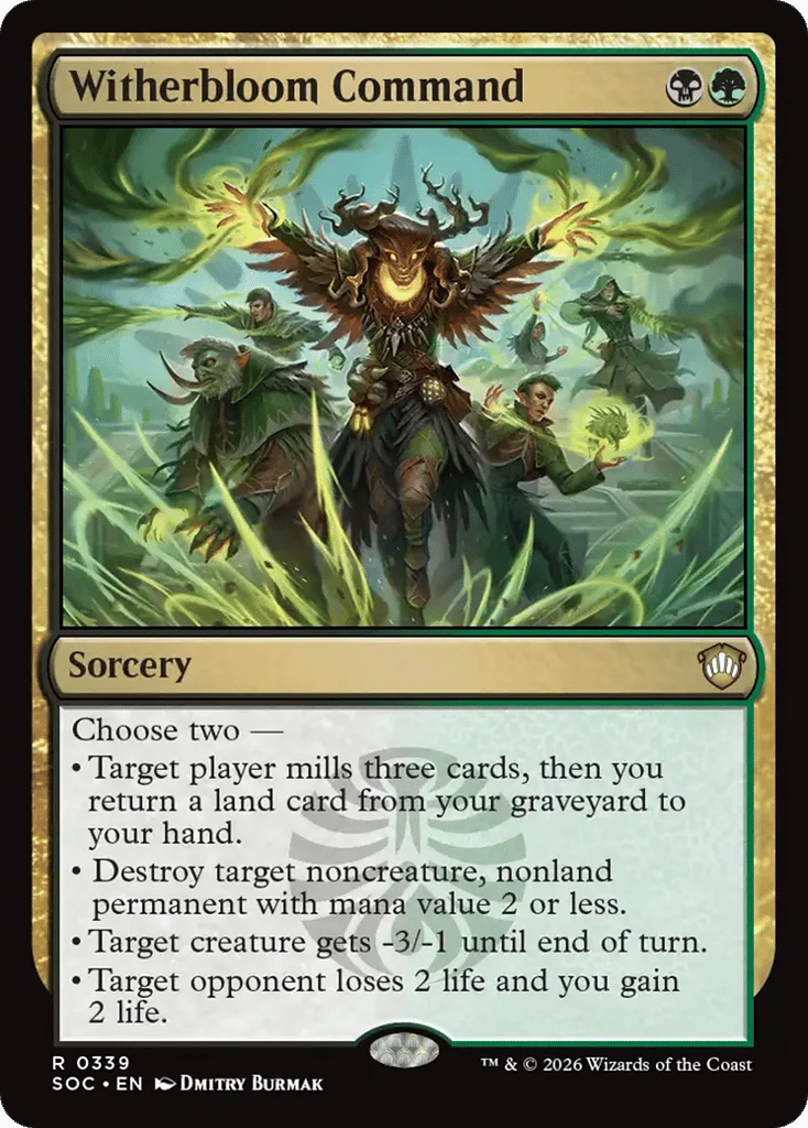Witherbloom Command · Secrets of Strixhaven Commander