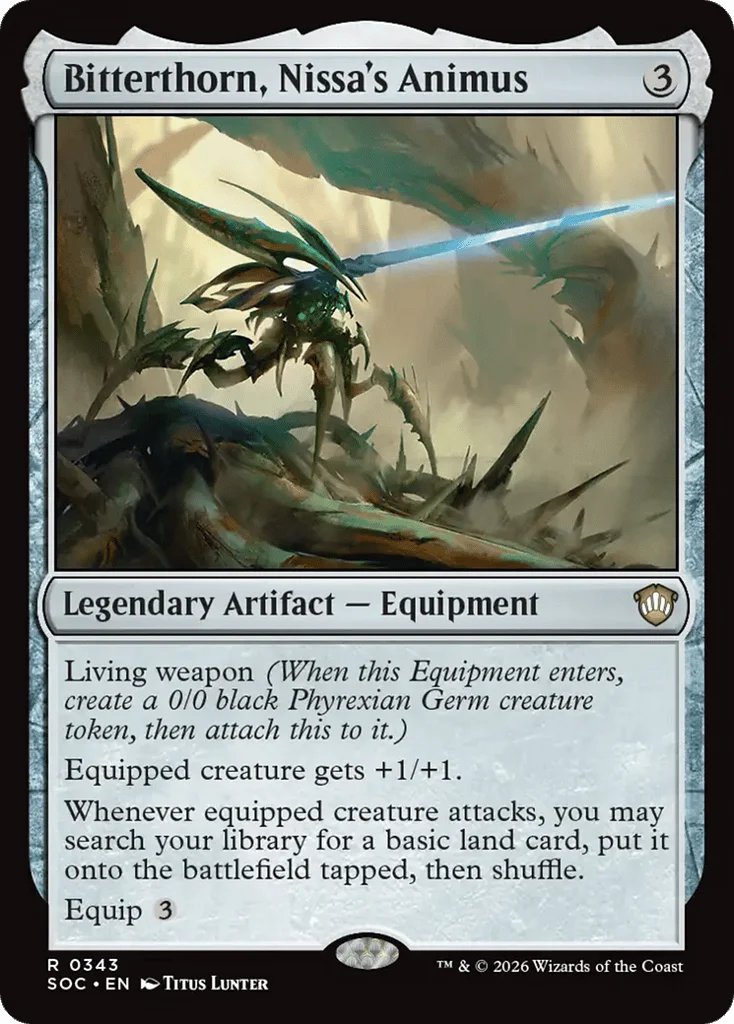 Bitterthorn, Nissa's Animus · Secrets of Strixhaven Commander