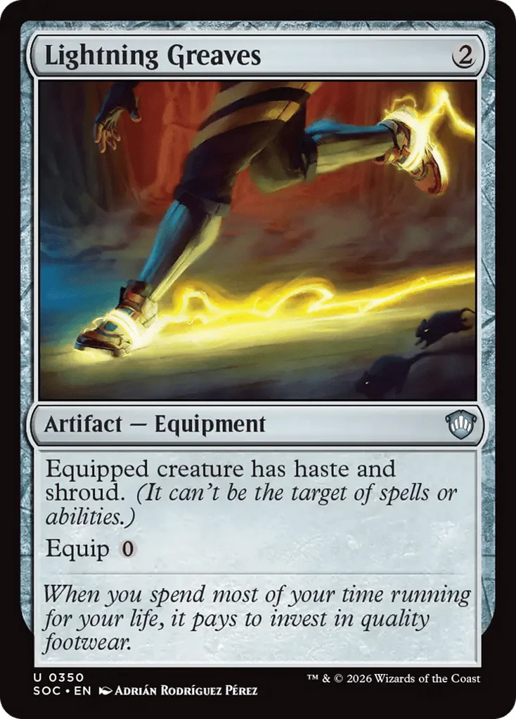 Lightning Greaves · Secrets of Strixhaven Commander