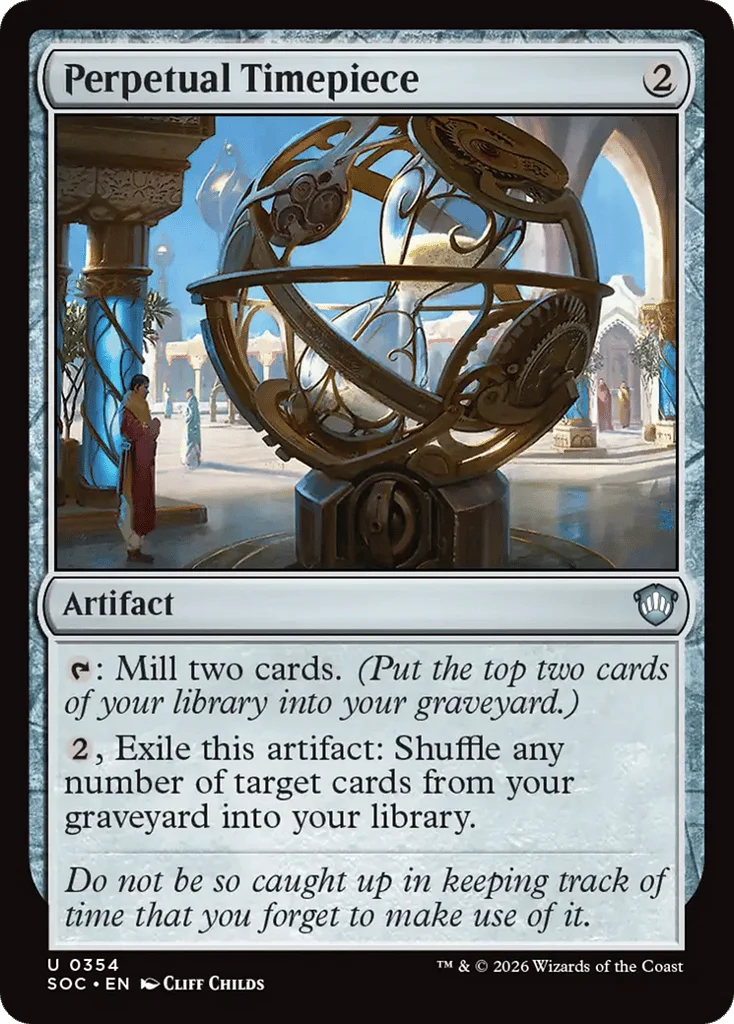 Perpetual Timepiece · Secrets of Strixhaven Commander