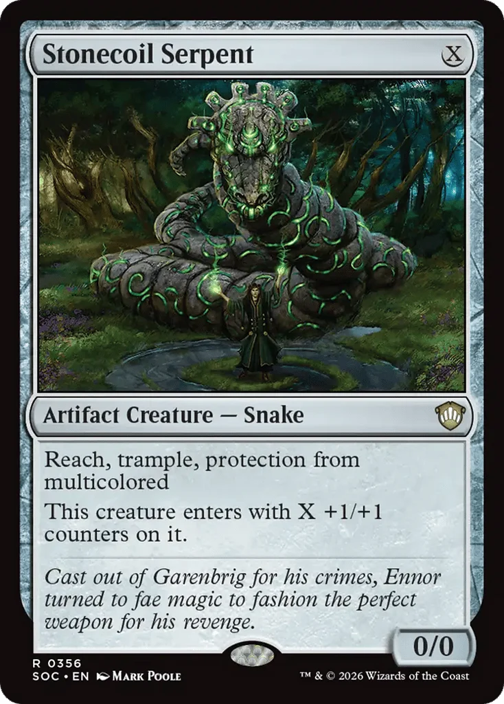 Stonecoil Serpent · Secrets of Strixhaven Commander