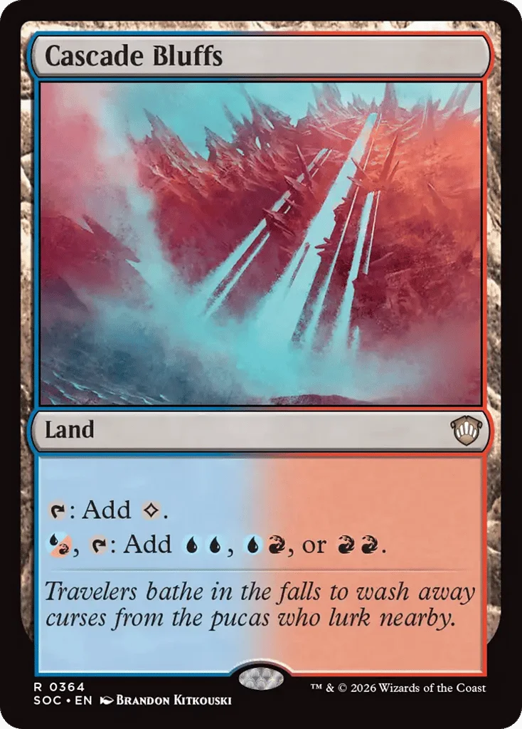 Cascade Bluffs · Secrets of Strixhaven Commander