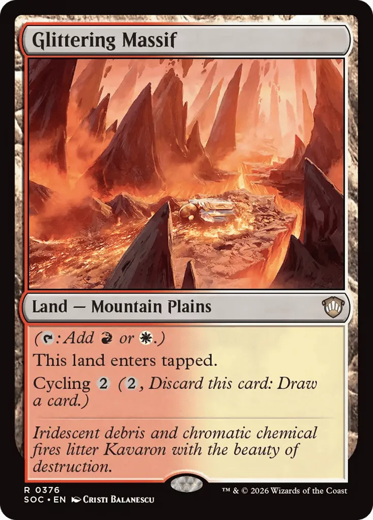 Glittering Massif · Secrets of Strixhaven Commander
