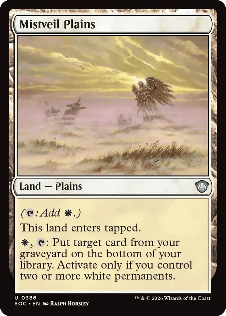 Mistveil Plains · Secrets of Strixhaven Commander