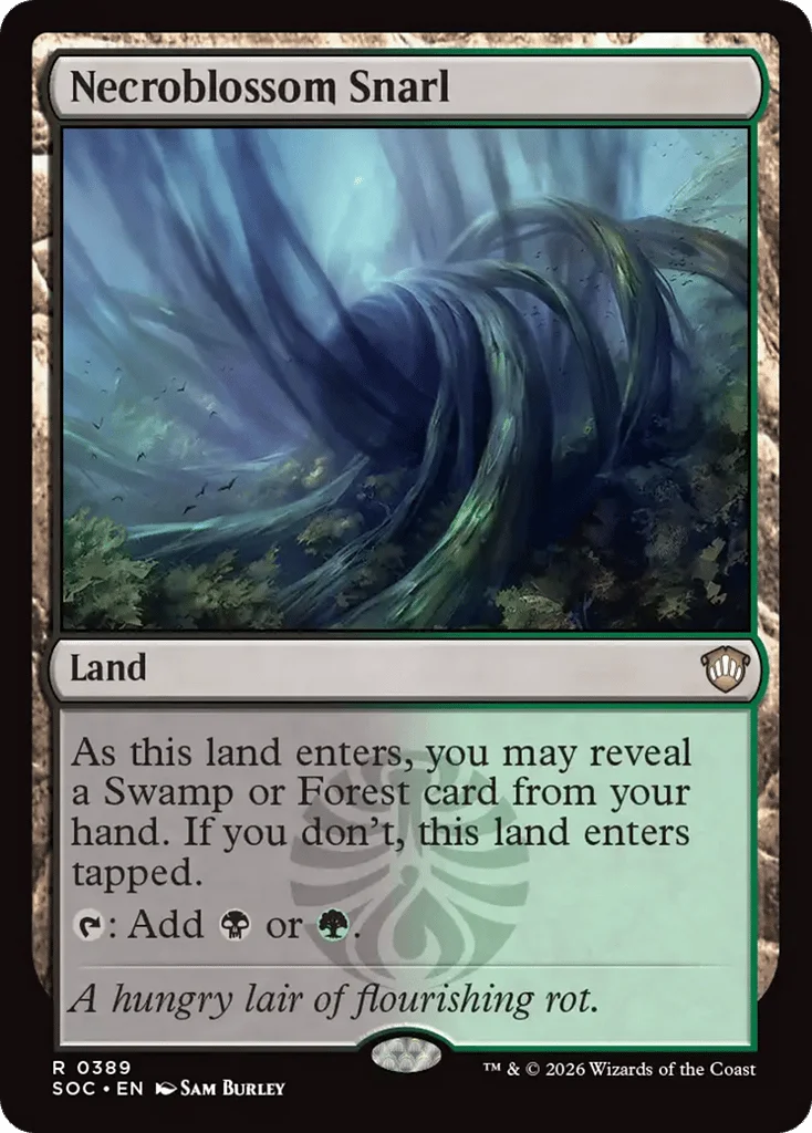Necroblossom Snarl · Secrets of Strixhaven Commander