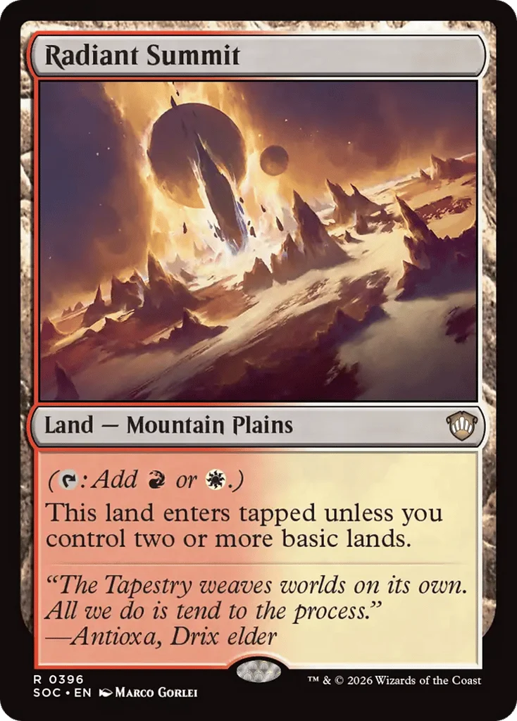 Radiant Summit · Secrets of Strixhaven Commander