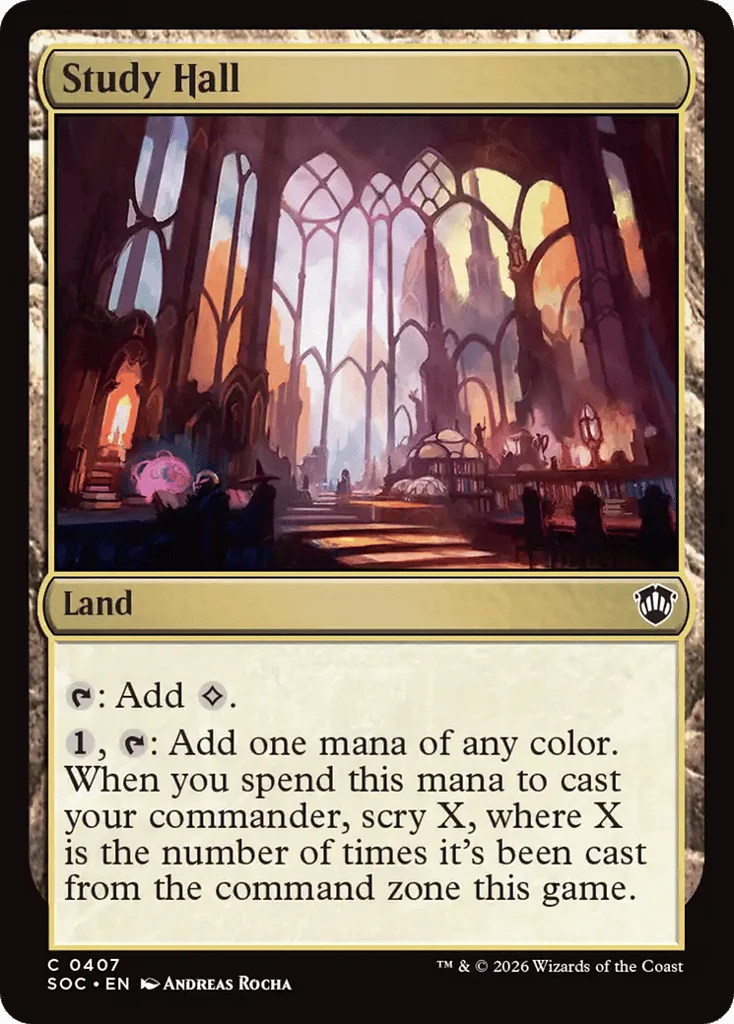 Study Hall · Secrets of Strixhaven Commander