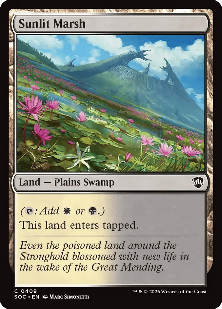 Sunlit Marsh · Secrets of Strixhaven Commander