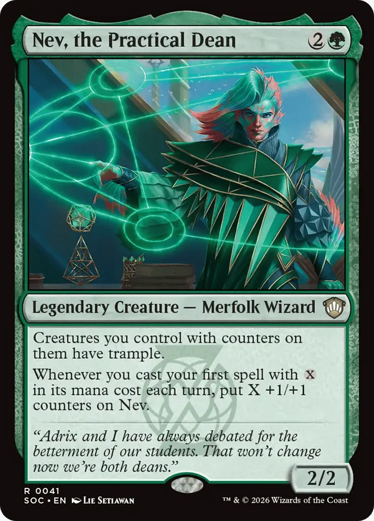Nev, the Practical Dean · Secrets of Strixhaven Commander
