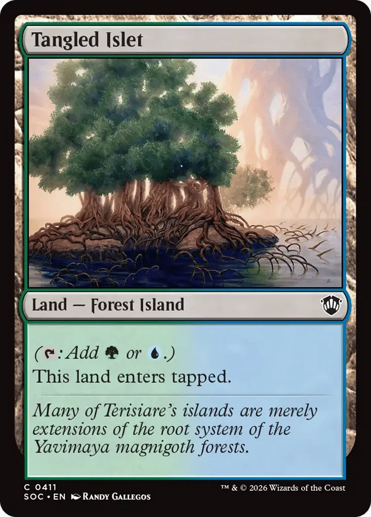 Tangled Islet · Secrets of Strixhaven Commander