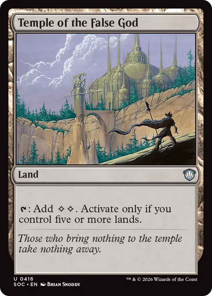 Temple of the False God · Secrets of Strixhaven Commander