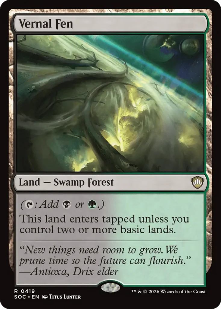 Vernal Fen · Secrets of Strixhaven Commander