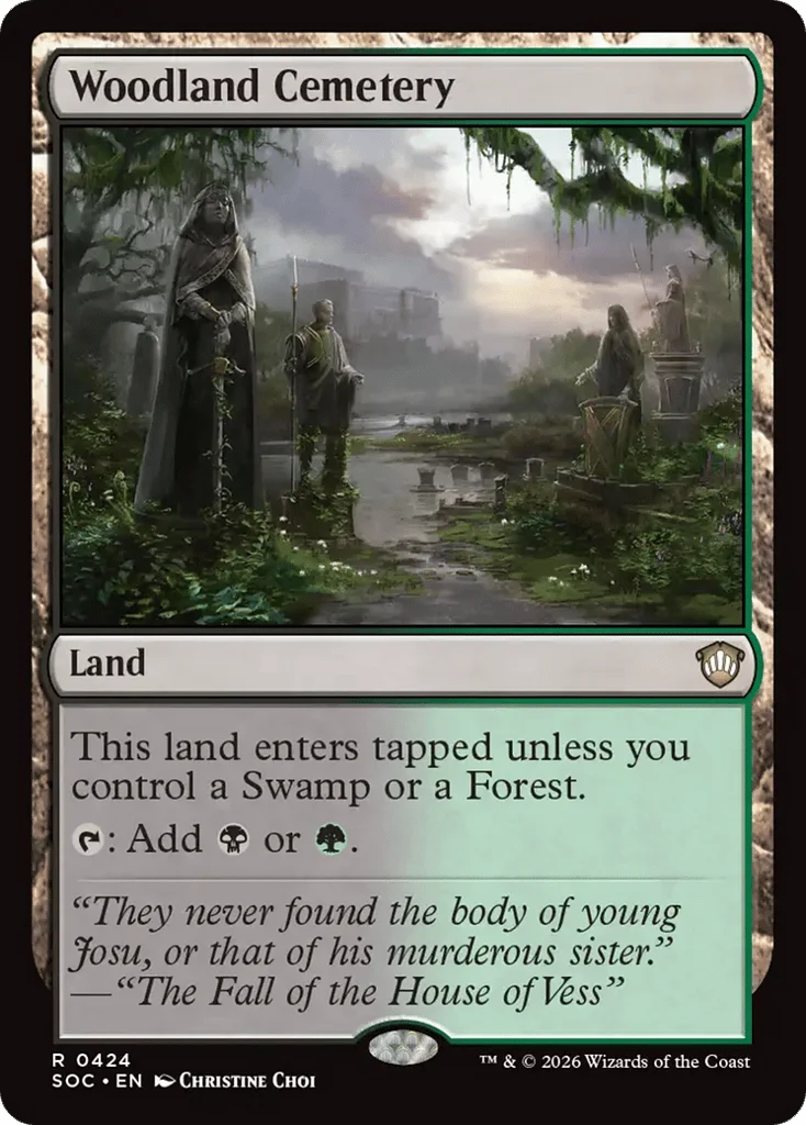 Woodland Cemetery · Secrets of Strixhaven Commander