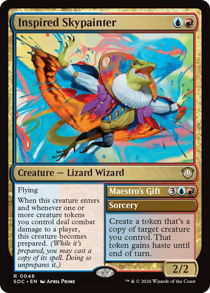 Inspired Skypainter // Maestro's Gift · Secrets of Strixhaven Commander