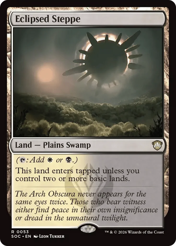 Eclipsed Steppe · Secrets of Strixhaven Commander