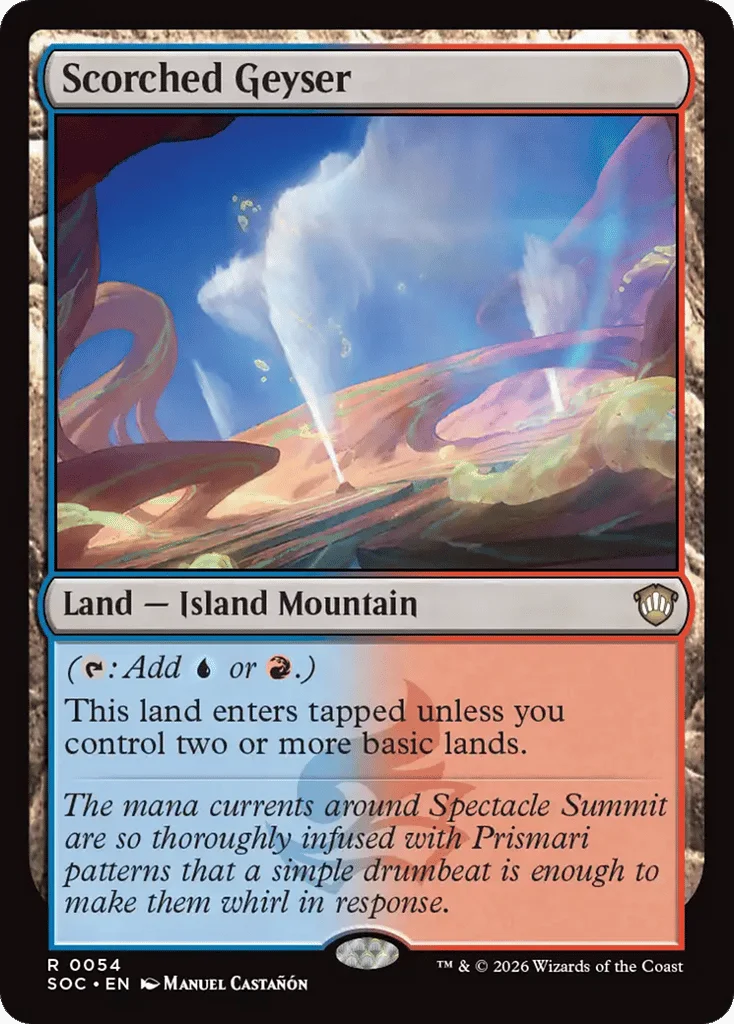 Scorched Geyser · Secrets of Strixhaven Commander