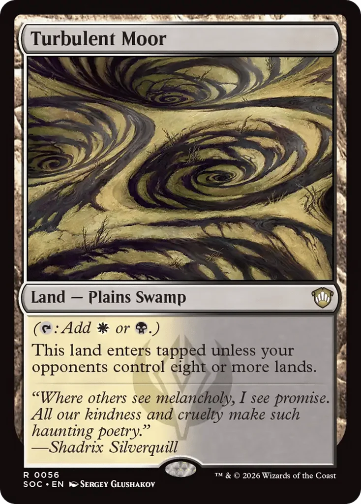 Turbulent Moor · Secrets of Strixhaven Commander