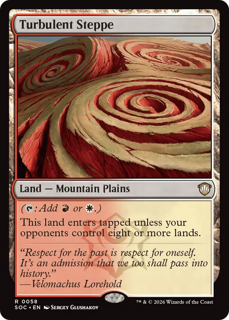 Turbulent Steppe · Secrets of Strixhaven Commander