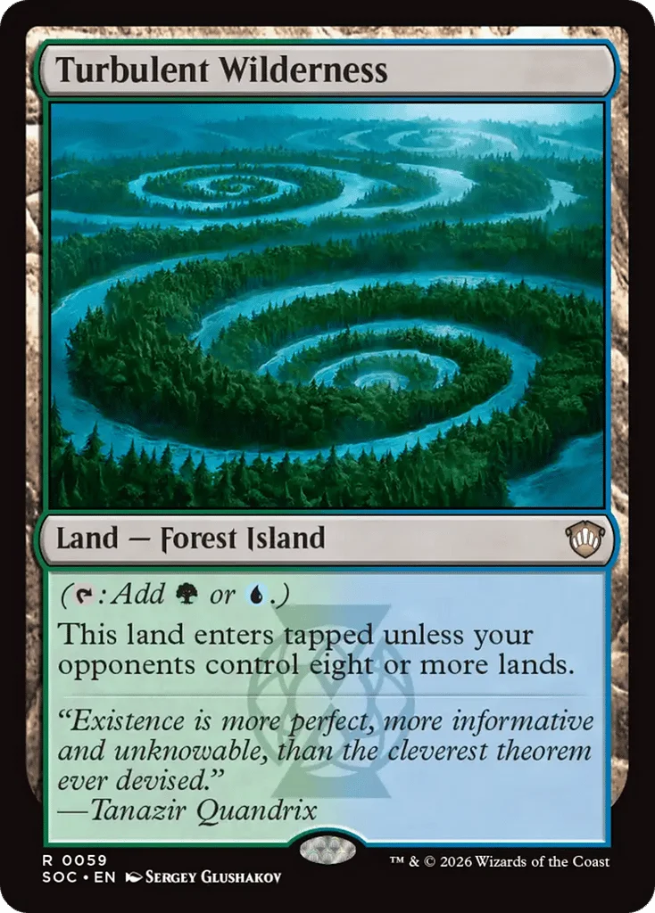 Turbulent Wilderness · Secrets of Strixhaven Commander