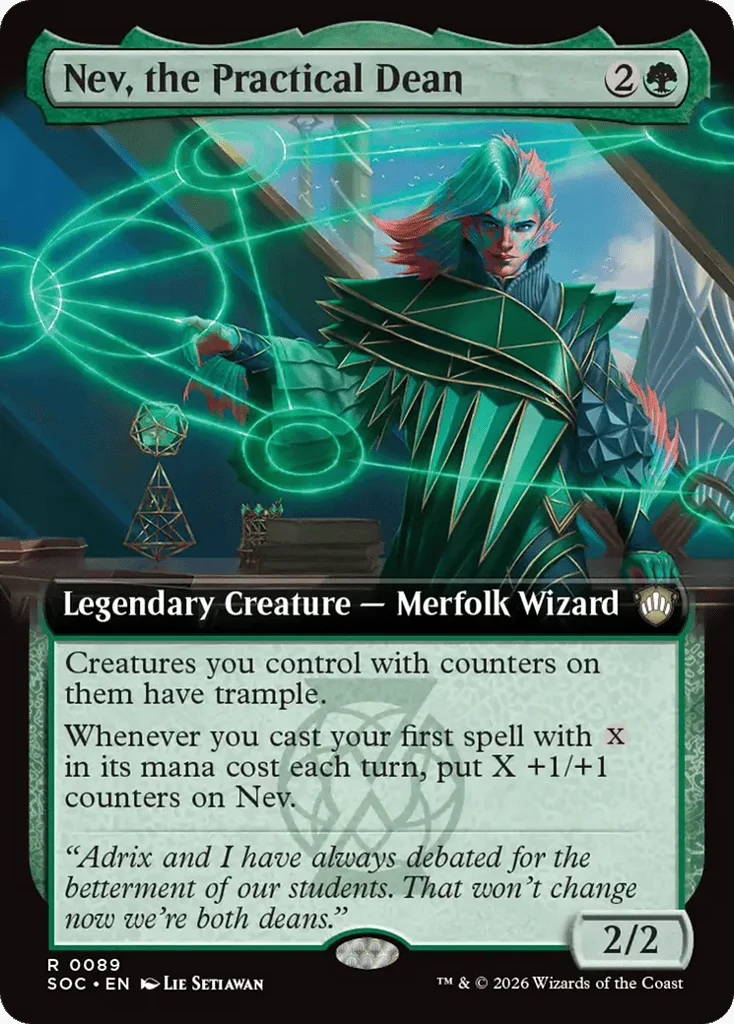 Nev, the Practical Dean · Secrets of Strixhaven Commander