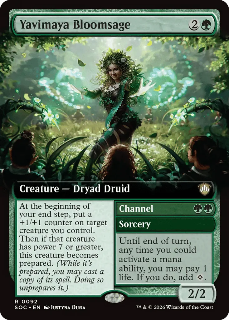 Yavimaya Bloomsage // Channel · Secrets of Strixhaven Commander