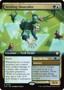 Striding Shotcaller // Run the Play