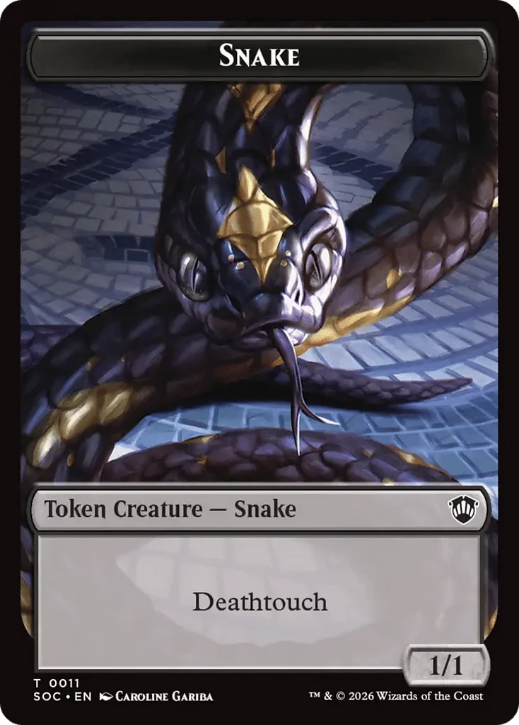 Snake · Secrets of Strixhaven Commander