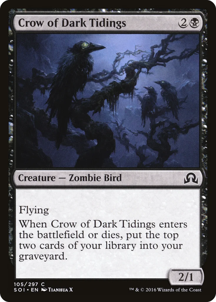 Crow of Dark Tidings · Shadows over Innistrad
