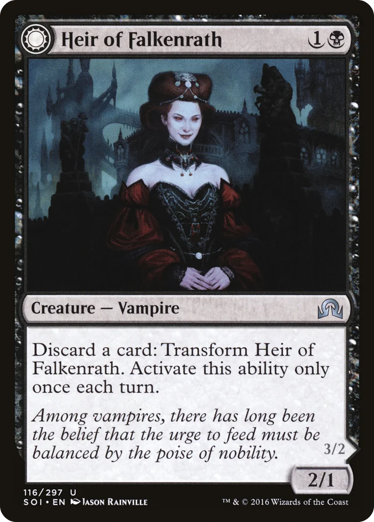 Heir of Falkenrath // Heir to the Night · Shadows over Innistrad