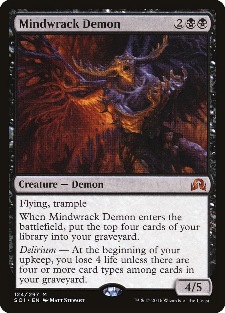 Mindwrack Demon · Shadows over Innistrad