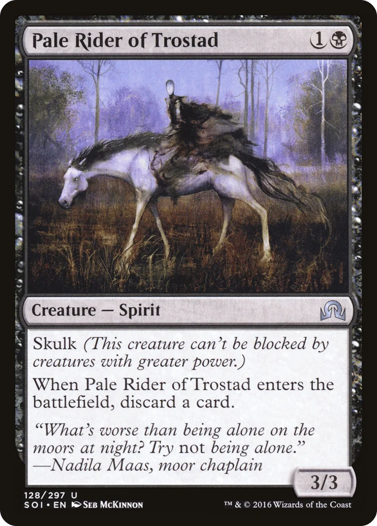 Pale Rider of Trostad · Shadows over Innistrad
