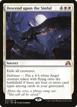 Descend upon the Sinful