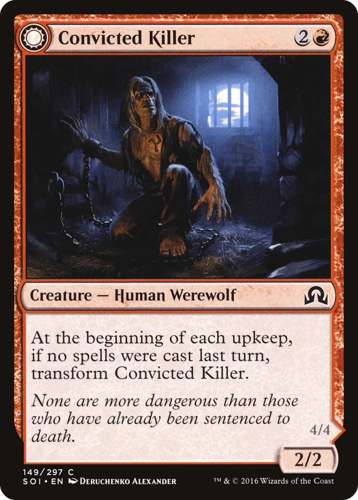 Convicted Killer // Branded Howler · Shadows over Innistrad