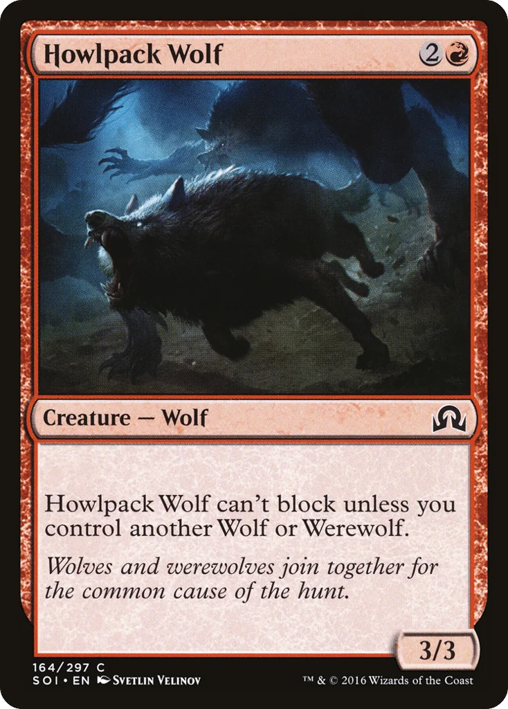Howlpack Wolf · Shadows over Innistrad