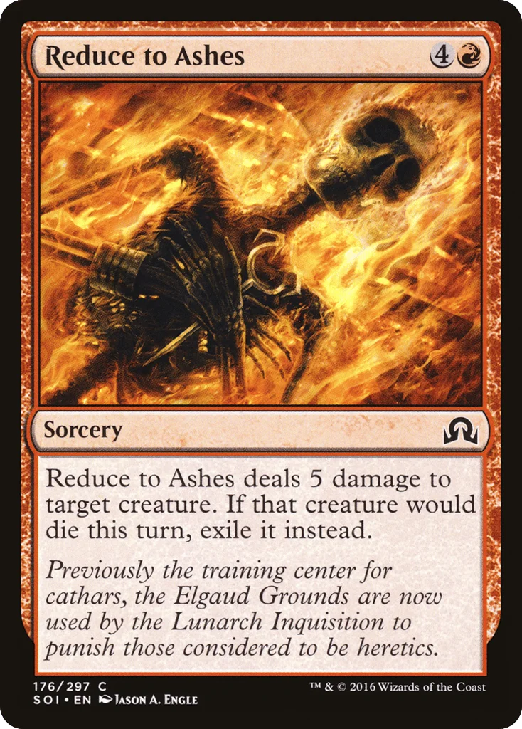 Reduce to Ashes · Shadows over Innistrad