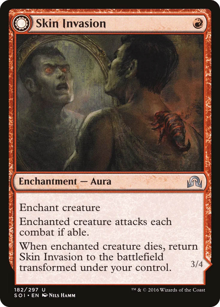 Skin Invasion // Skin Shedder · Shadows over Innistrad